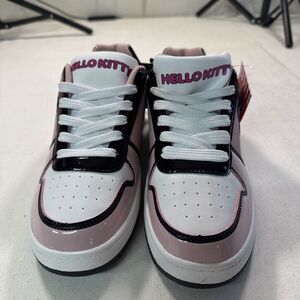Hello Kitty by Sanrio Women's Pink Casual Court Sneakers, Pink, 9, Christmas NWT